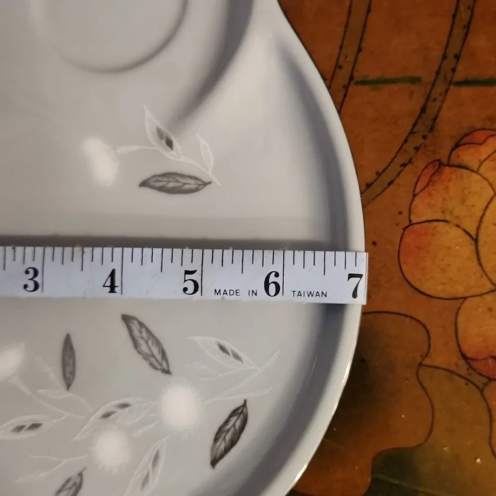 Sapphire by Deville Snack Plate and Footed Cup